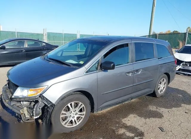 5FNRL5H69CB007328 2012 2012 Honda Odyssey- Ex-L 2