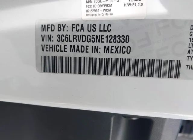 3C6LRVDG5NE128330 2022 2022 RAM Promaster- 2500 High Roof 1 9