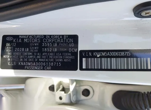 KNADM5A30D6138715 2013 2013 KIA Rio- LX 9