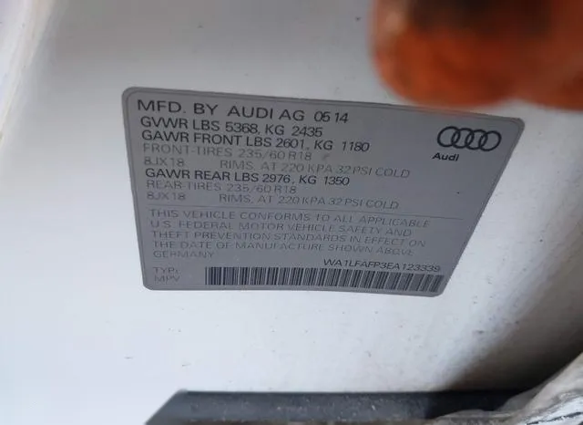 WA1LFAFP3EA123339 2014 2014 Audi Q5- 2-0T Premium 9