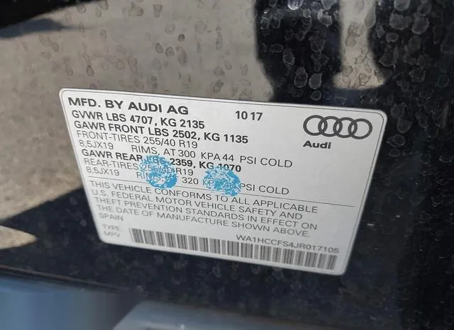 WA1HCCFS4JR017105 2018 2018 Audi Q3- 2-0T Premium/2-0T Spor 9