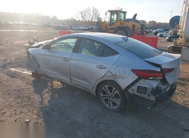 KMHD84LF9HU201364 2017 2017 Hyundai Elantra- Limited 3