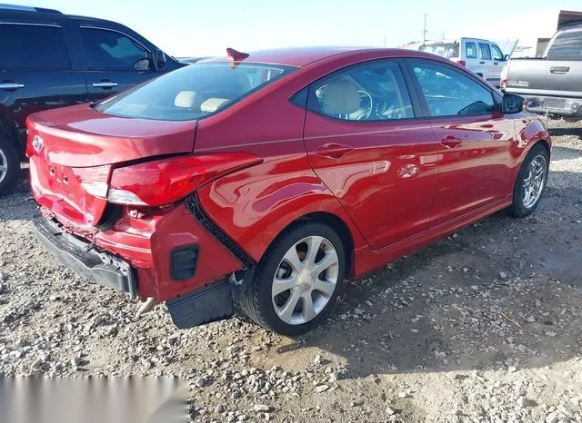 KMHDH4AE0DU697594 2013 2013 Hyundai Elantra- Limited 4