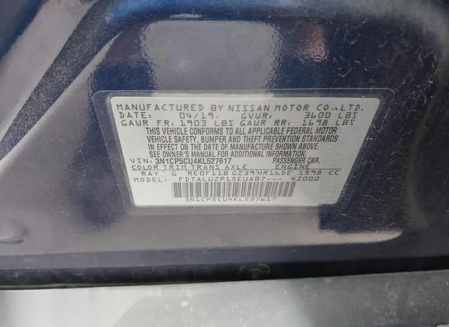 3N1CP5CU4KL527617 2019 2019 Nissan Kicks- SR 9