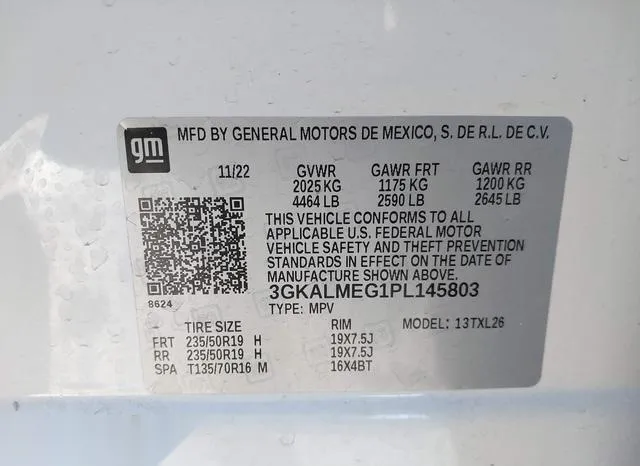 3GKALMEG1PL145803 2023 2023 GMC Terrain- Fwd Sle 9