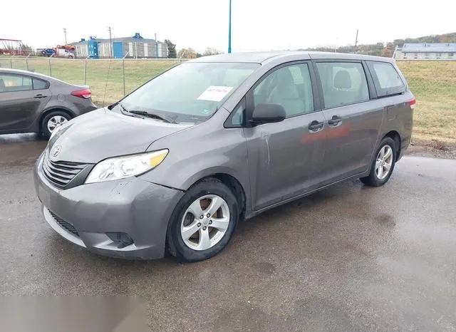 5TDZK3DC5CS210912 2012 2012 Toyota Sienna- Base V6 7 Passenger 2