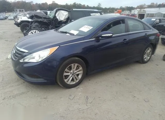 5NPEB4AC9EH886989 2014 2014 Hyundai Sonata- Gls 2