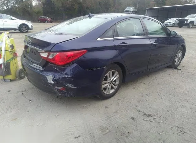 5NPEB4AC9EH886989 2014 2014 Hyundai Sonata- Gls 4