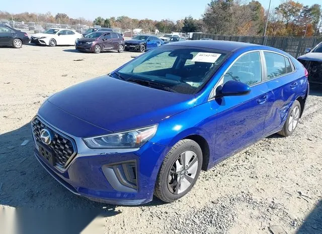 KMHC65LC6NU271543 2022 2022 Hyundai Ioniq- Hybrid Blue 2