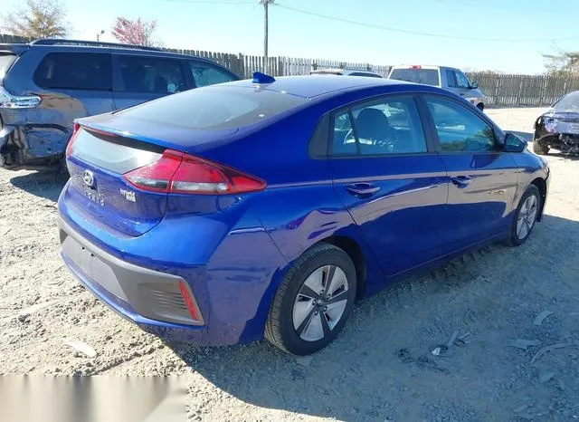 KMHC65LC6NU271543 2022 2022 Hyundai Ioniq- Hybrid Blue 4