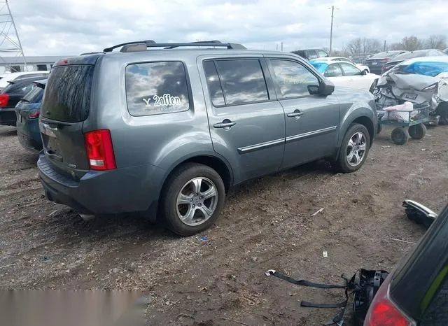 5FNYF4H50CB034275 2012 2012 Honda Pilot- Ex-L 4