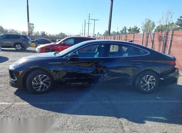 KMHL24JJXPA081613 2023 2023 Hyundai Sonata- Hybrid Blue 6