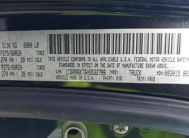 1C6RR6KT6HS532786 2017 2017 RAM 1500- Express  4X2 5-7 Box 9