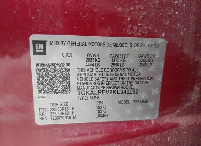 3GKALPEV2KL341192 2019 2019 GMC Terrain- Slt 9