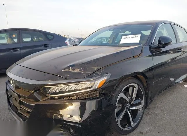 1HGCV2F33NA006325 2022 2022 Honda Accord- Sport 2-0T 6