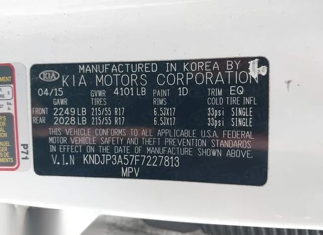 KNDJP3A57F7227813 2015 2015 KIA Soul- - 9