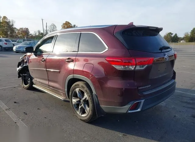 5TDDZRFHXJS499168 2018 2018 Toyota Highlander- Limited Plat 3