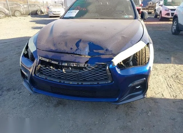 JN1FV7AR2KM830432 2019 2019 Infiniti Q50- 3-0T Red Sport 400 6