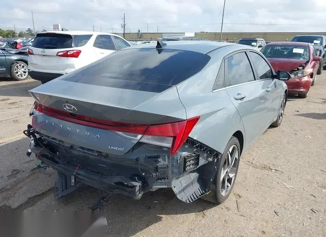 KMHLP4AG0NU364135 2022 2022 Hyundai Elantra- Limited 4