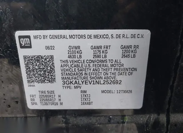 3GKALYEV1NL252692 2022 2022 GMC Terrain- Awd At4 9