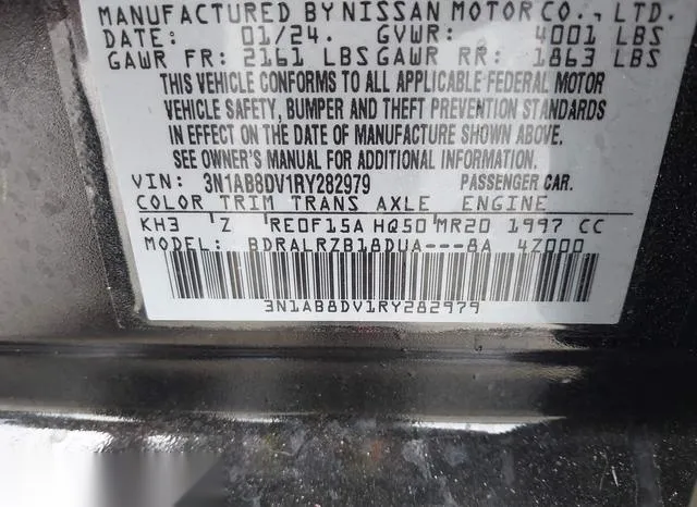 3N1AB8DV1RY282979 2024 2024 Nissan Sentra- Sr Xtronic Cvt 9