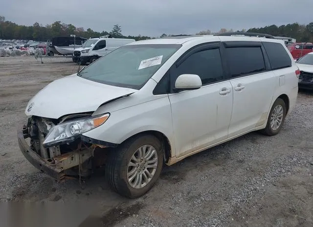 5TDYK3DC8ES446419 2014 2014 Toyota Sienna- Xle V6 8 Passenger 2