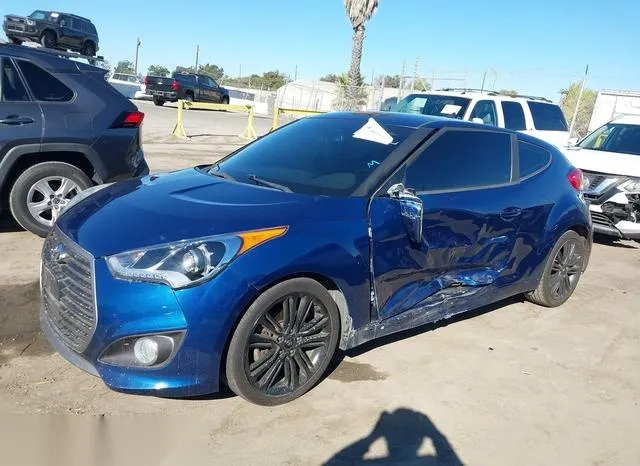 KMHTC6AE3GU291187 2016 2016 Hyundai Veloster- Turbo 2