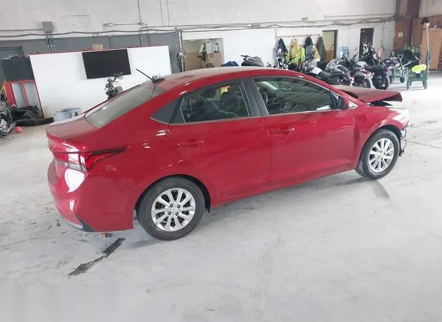 3KPC24A69NE165707 2022 2022 Hyundai Accent- Sel 4