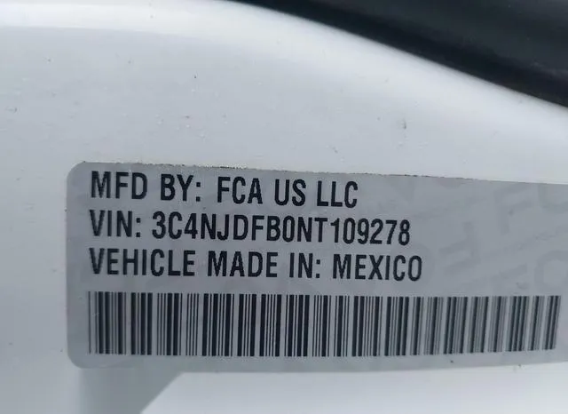 3C4NJDFB0NT109278 2022 2022 Jeep Compass- Latitude Lux 4X4 9