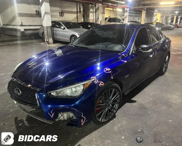 JN1FV7AR9KM800215 2019 2019 Infiniti Q50- 3-0T Red Sport 400 2