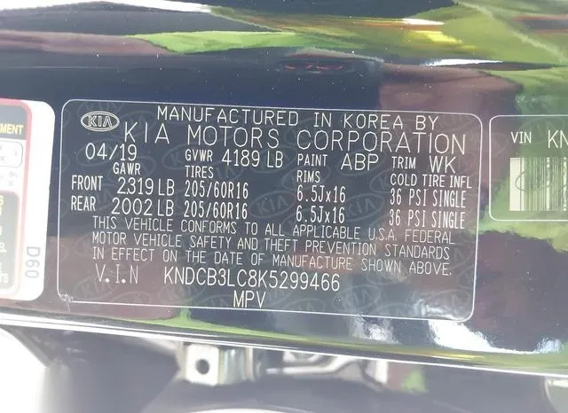 KNDCB3LC8K5299466 2019 2019 KIA Niro- LX 9