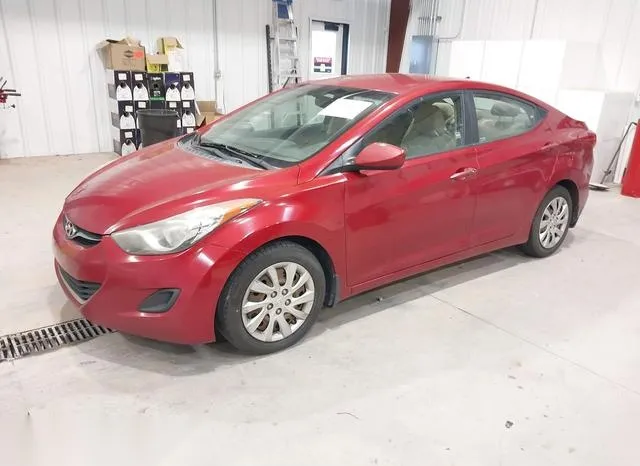 KMHDH4AE9DU555440 2013 2013 Hyundai Elantra- Gls 2