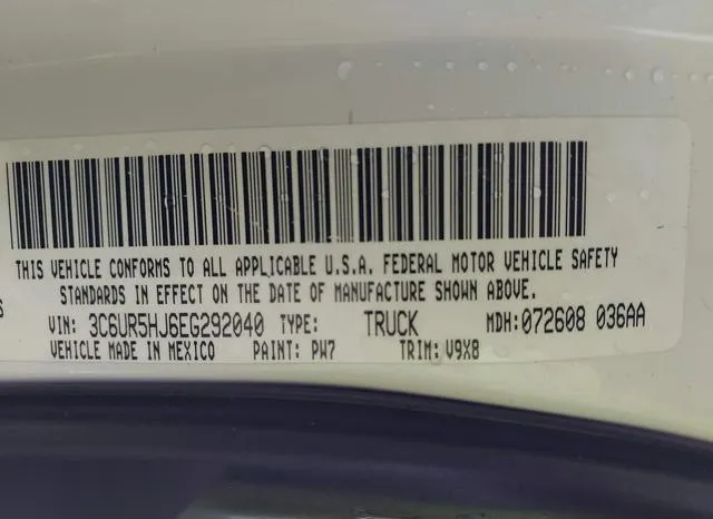 3C6UR5HJ6EG292040 2014 2014 RAM 2500- Tradesman 9