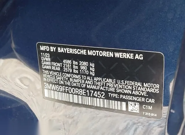 3MW69FF00R8E17452 2024 2024 BMW 3 Series- 330I 9