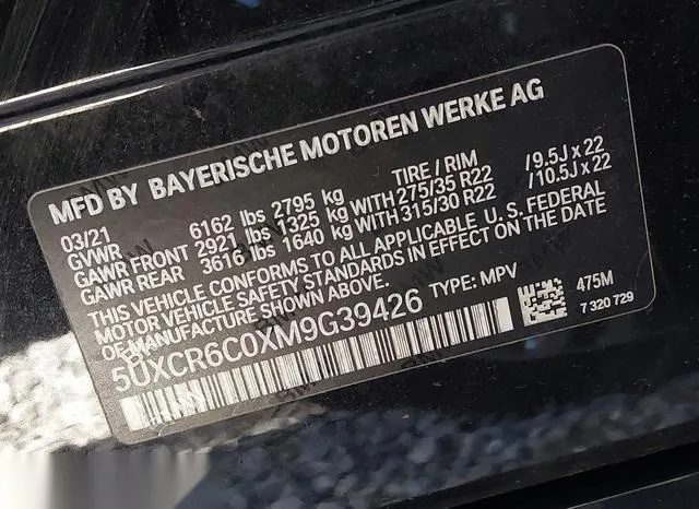 5UXCR6C0XM9G39426 2021 2021 BMW X5- Xdrive40I 9