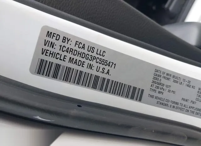 1C4RDHDG3PC555471 2023 2023 Dodge Durango- Gt Launch Editio 9