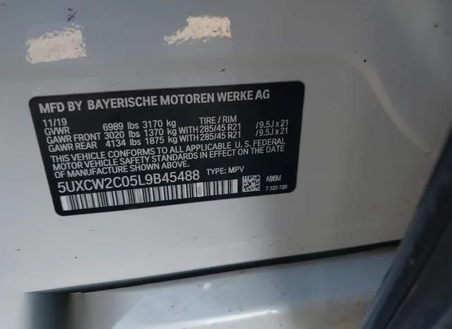 5UXCW2C05L9B45488 2020 2020 BMW X7- Xdrive40I 9