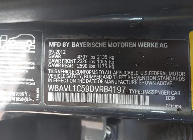 WBAVL1C59DVR84197 2013 2013 BMW X1- Xdrive28I 9