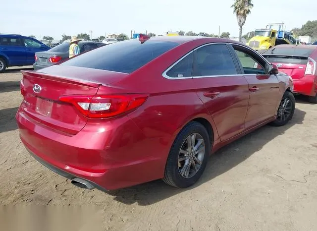 5NPE24AF2GH376352 2016 2016 Hyundai Sonata- SE 4