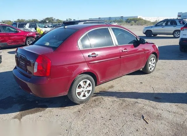 KMHCN46C49U384048 2009 2009 Hyundai Accent- Gls 4