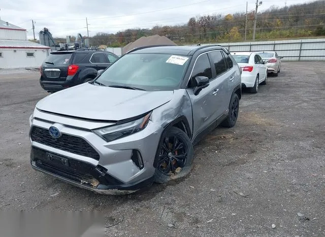 JTME6RFV2NJ015516 2022 2022 Toyota RAV4- Hybrid Xse 2