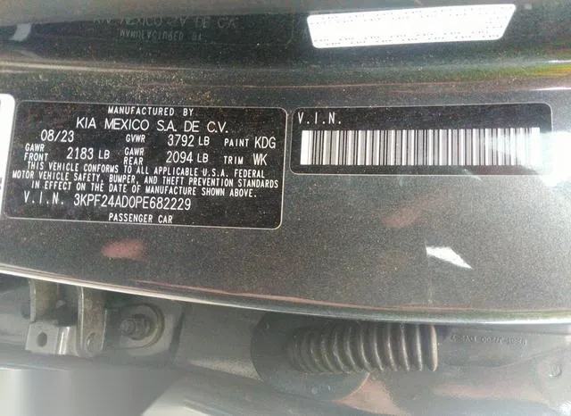 3KPF24AD0PE682229 2023 2023 KIA Forte- Lxs 9