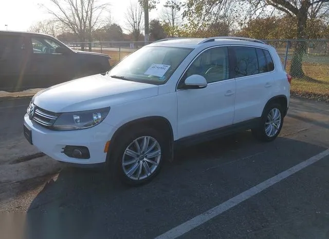 WVGBV3AXXEW568408 2014 2014 Volkswagen Tiguan- SE 2