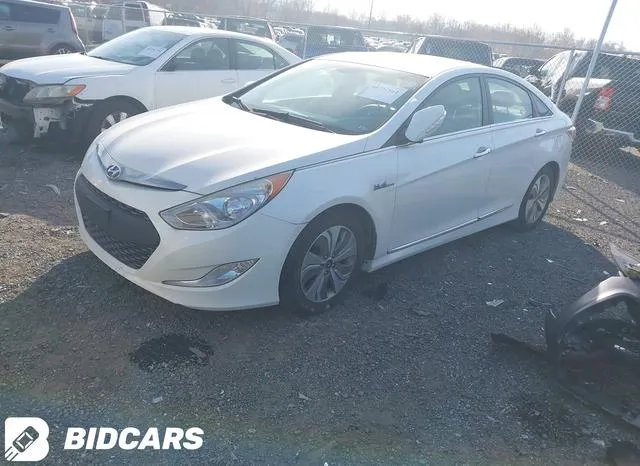 KMHEC4A4XDA077203 2013 2013 Hyundai Sonata- Hybrid Limited 2