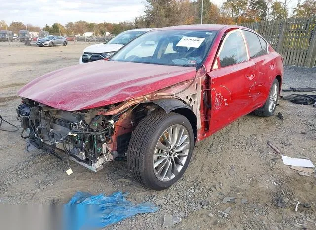 JN1EV7BR1PM543195 2023 2023 Infiniti Q50- Luxe Awd 2