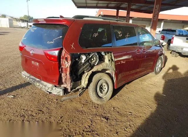 5TDKZ3DC4LS064130 2020 2020 Toyota Sienna- LE 4