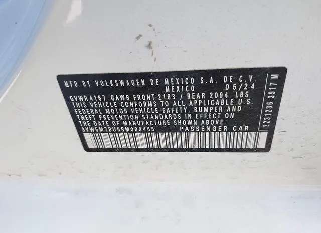 3VW5M7BU6RM099465 2024 2024 Volkswagen Jetta- 1-5T S 9