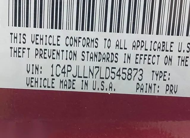 1C4PJLLN7LD545873 2020 2020 Jeep Cherokee- Latitude Plus Fwd 9