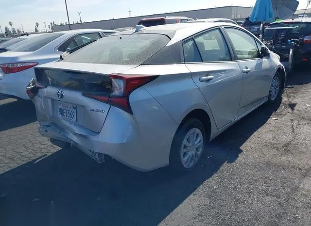 JTDKAMFU1M3145799 2021 2021 Toyota Prius- LE 4