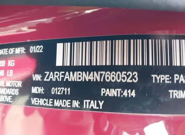 ZARFAMBN4N7660523 2022 2022 Alfa Romeo Giulia- Veloce Ti Rwd 9